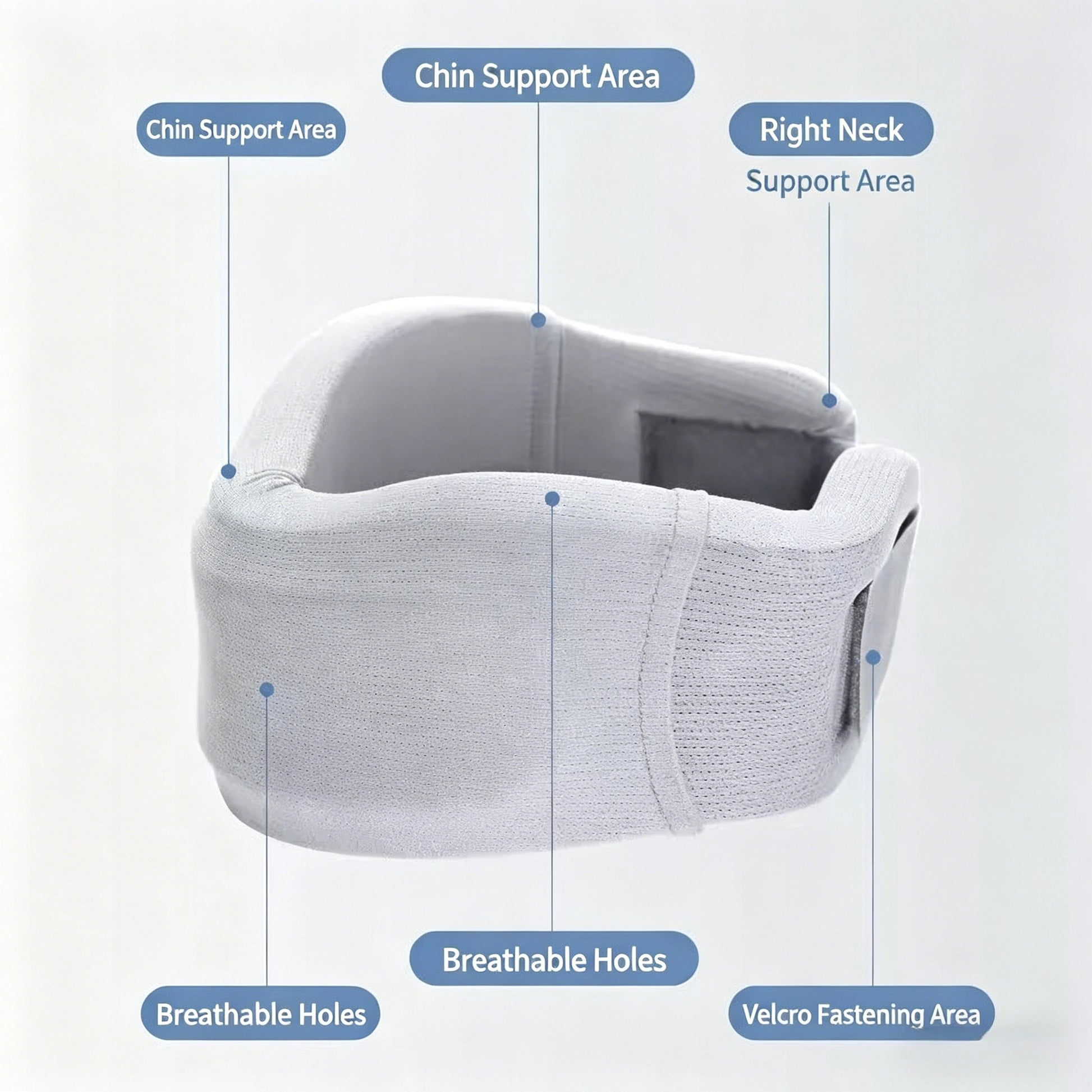 NeckRelaxo cervical neck brace with ergonomic support zones