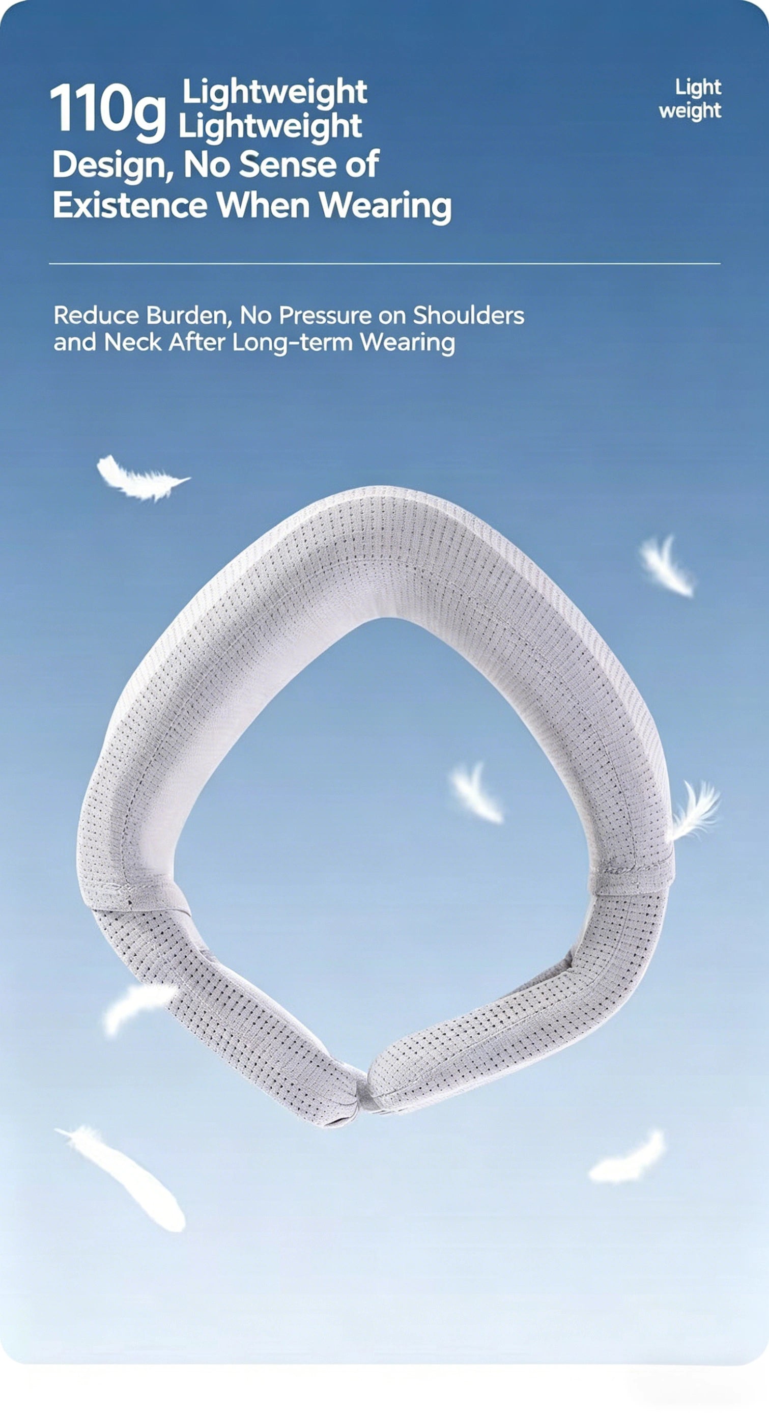 NeckRelaxo cervical neck brace with ergonomic support zones